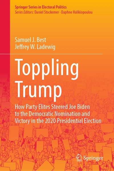 Toppling Trump book cover.